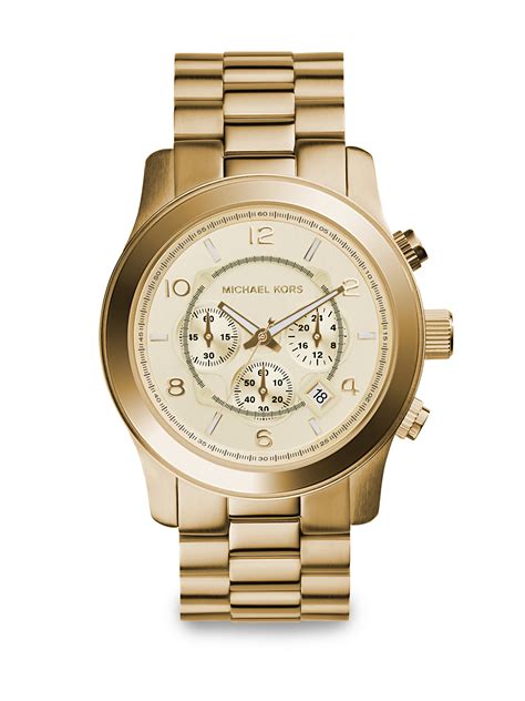 runway michael kors watch|michael kors oversized watch.